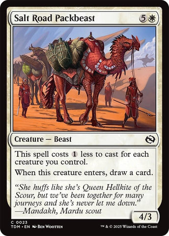Image for Salt Road Packbeast (23) - Magic: The Gathering