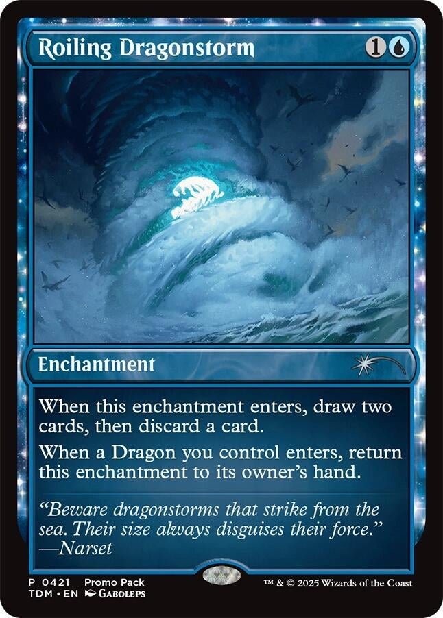 Image for Roiling Dragonstorm (421) [Promo Pack: Tarkir: Dragonstorm] - Magic: The Gathering