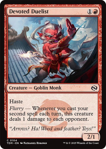 Image for Devoted Duelist (104) (TDM) - Magic: The Gathering