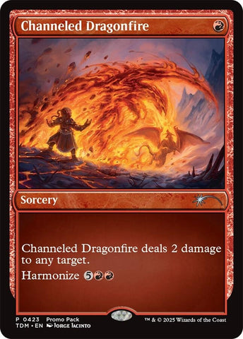 Image for Channeled Dragonfire (423) [Promo Pack: Tarkir: Dragonstorm] - Magic: The Gathering