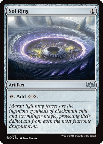 Image for Sol Ring (106) (TDC) - Magic: The Gathering