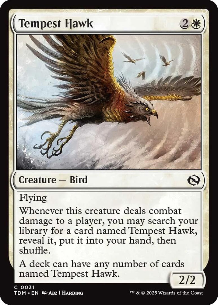 Image for Tempest Hawk (31) (TDM) - Magic: The Gathering