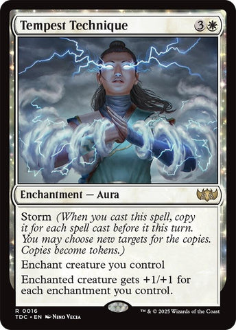 Image for Tempest Technique (16) (TDC) - Magic: The Gathering