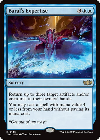 Image for Baral's Expertise (146) (TDC) - Magic: The Gathering