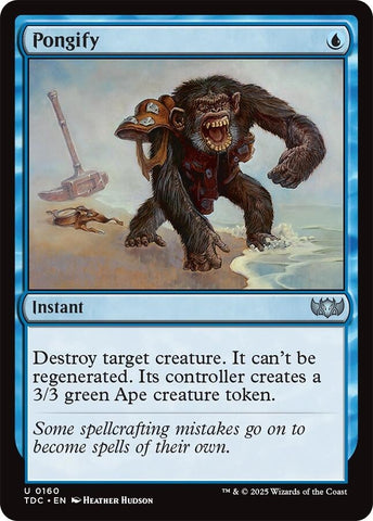 Image for Pongify (160) (TDC) - Magic: The Gathering