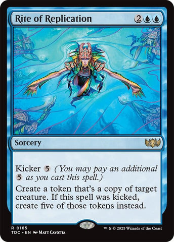 Image for Rite of Replication (165) (TDC) - Magic: The Gathering