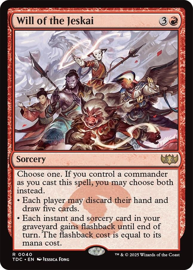 Image for Will of the Jeskai (40) (TDC) - Magic: The Gathering
