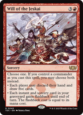 Image for Will of the Jeskai (40) (TDC) - Magic: The Gathering