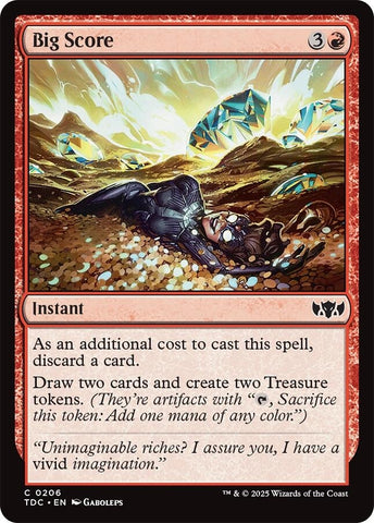 Image for Big Score (206) (TDC) - Magic: The Gathering