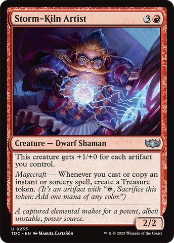 Image for Storm-Kiln Artist (235) (TDC) - Magic: The Gathering