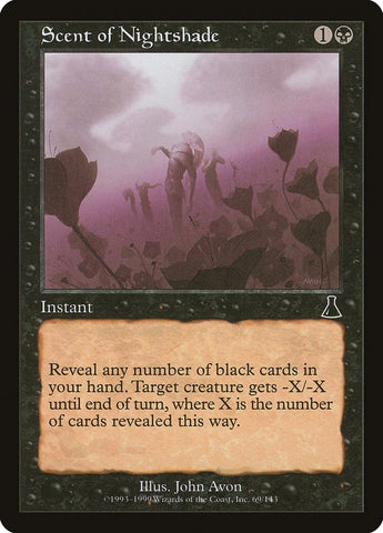 Image for Scent of Nightshade (69) [Urza's Destiny]