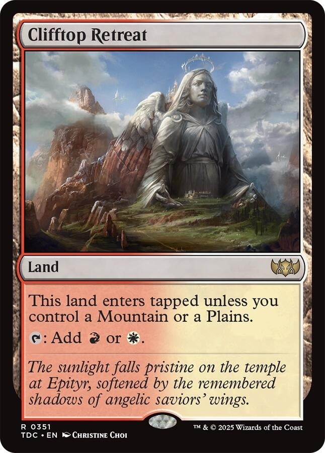 Image for Clifftop Retreat (351) (TDC) - Magic: The Gathering