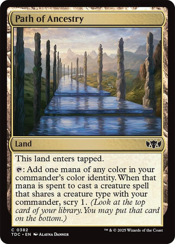 Image for Path of Ancestry (382) (TDC) - Magic: The Gathering