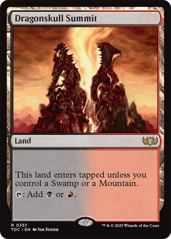 Image for Dragonskull Summit (357) (TDC) - Magic: The Gathering