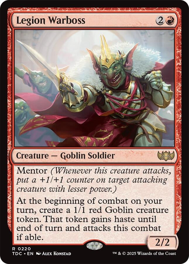 Image for Legion Warboss (220) (TDC) - Magic: The Gathering