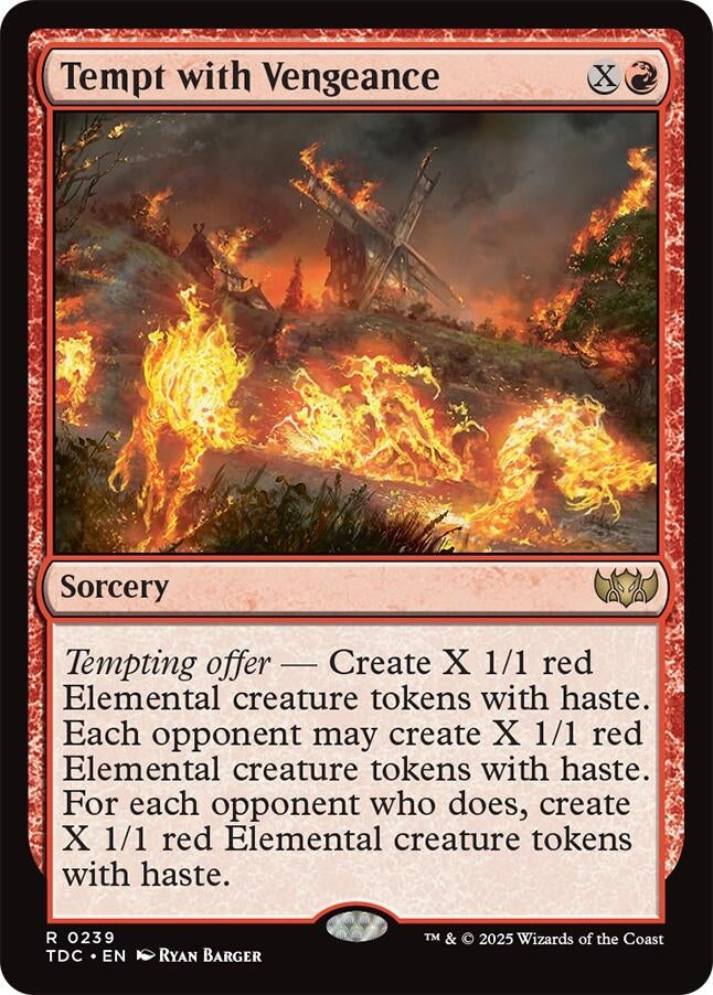 Image for Tempt with Vengeance (239) (TDC) - Magic: The Gathering
