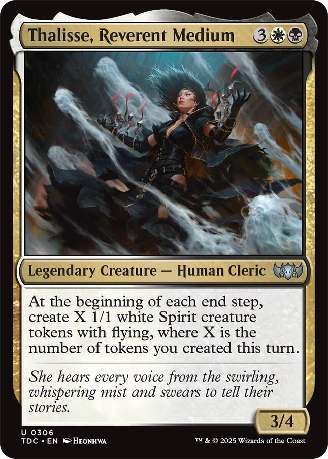 Image for Thalisse, Reverent Medium (306) (TDC) - Magic: The Gathering
