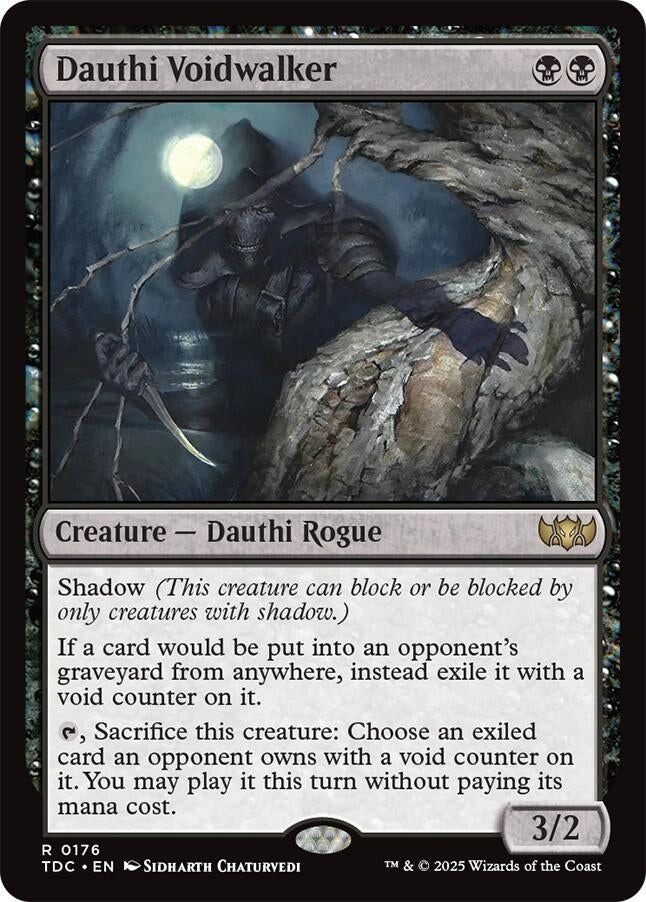Image for Dauthi Voidwalker (176) (TDC) - Magic: The Gathering
