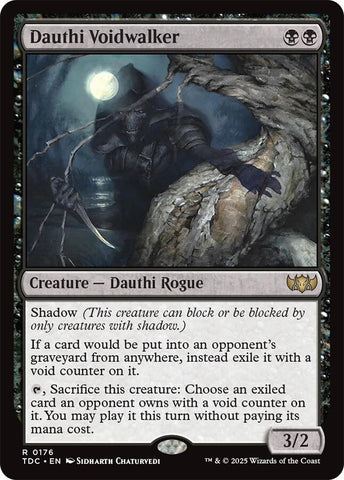 Image for Dauthi Voidwalker (176) (TDC) - Magic: The Gathering