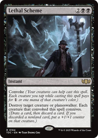 Image for Lethal Scheme (184) (Tarkir: Dragonstorm) - Magic: The Gathering