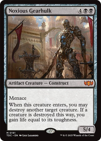 Image for Noxious Gearhulk (191) (TDC) - Magic: The Gathering