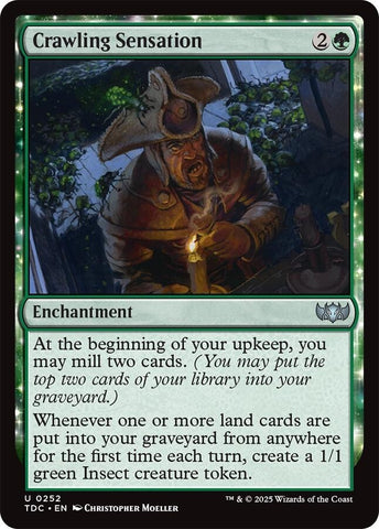 Image for Crawling Sensation (252) (TDC) - Magic: The Gathering