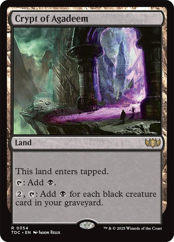 Image for Crypt of Agadeem (354) (TDC) - Magic: The Gathering