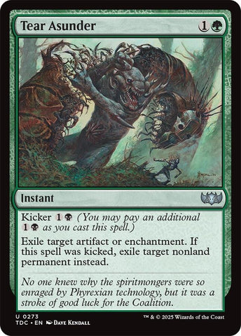 Image for Tear Asunder (273) (TDC) - Magic: The Gathering