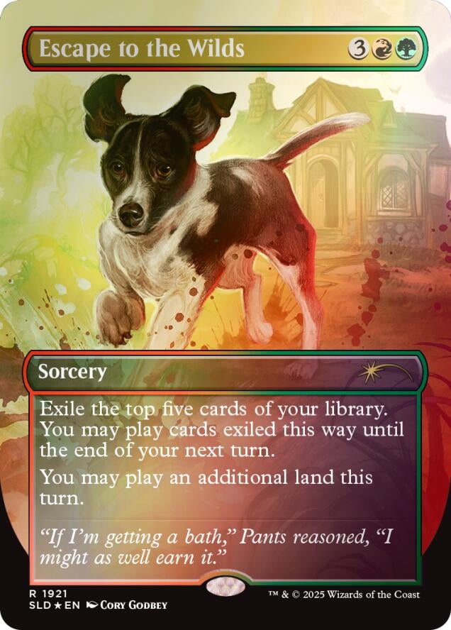 Image for Escape to the Wilds (1921) (Rainbow Foil) (1921) [Secret Lair Drop Series] - Magic: The Gathering