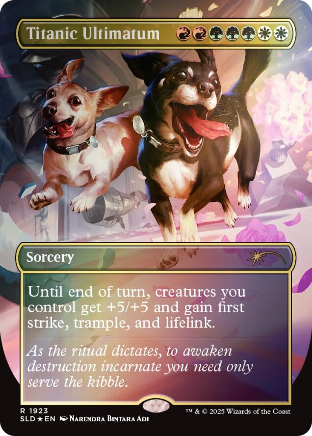 Image for Titanic Ultimatum (1923) (Rainbow Foil) (1923) [Secret Lair Drop Series] - Magic: The Gathering