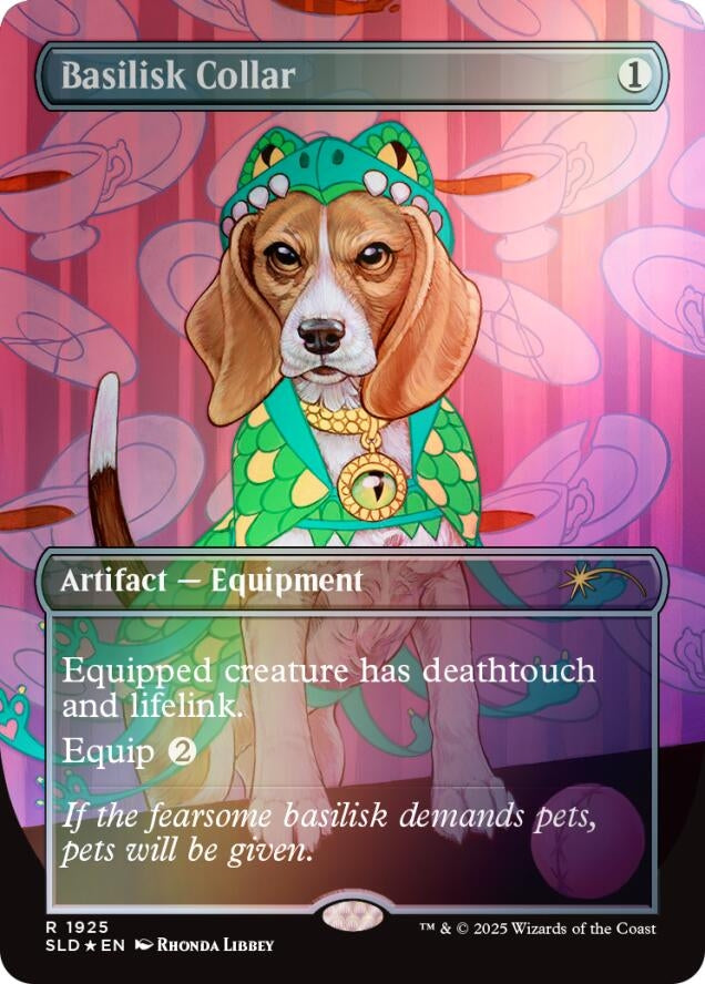 Image for Basilisk Collar (1925) (Rainbow Foil) (1925) [Secret Lair Drop Series] - Magic: The Gathering