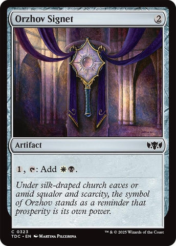 Image for Orzhov Signet (323) (TDC) - Magic: The Gathering