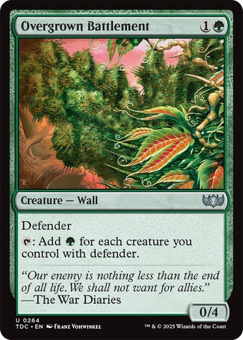 Image for Overgrown Battlement (264) (TDC) - Magic: The Gathering
