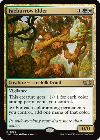 Image for Faeburrow Elder (289) (TDC) - Magic: The Gathering