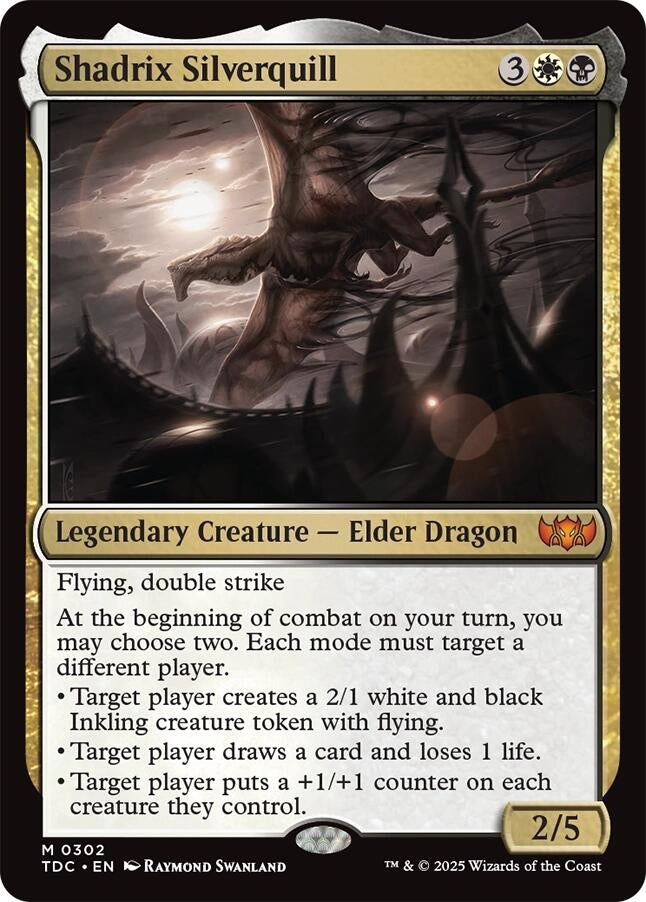 Image for Shadrix Silverquill (302) (Tarkir: Dragonstorm) - Magic: The Gathering