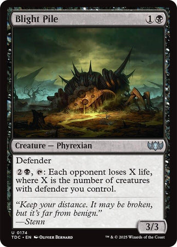 Image for Blight Pile (174) (TDC) - Magic: The Gathering