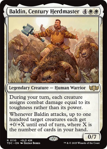 Image for Baldin, Century Herdmaster (110) (TDC) - Magic: The Gathering