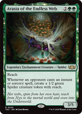 Image for Arasta of the Endless Web (244) (TDC) - Magic: The Gathering