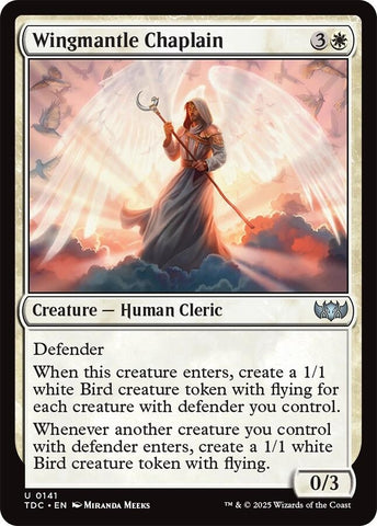 Image for Wingmantle Chaplain (141) (TDC) - Magic: The Gathering
