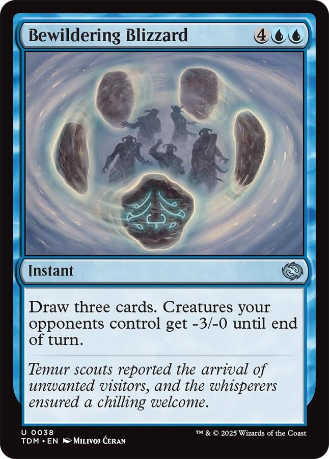 Bewildering Blizzard (38) [Tarkir: Dragonstorm]