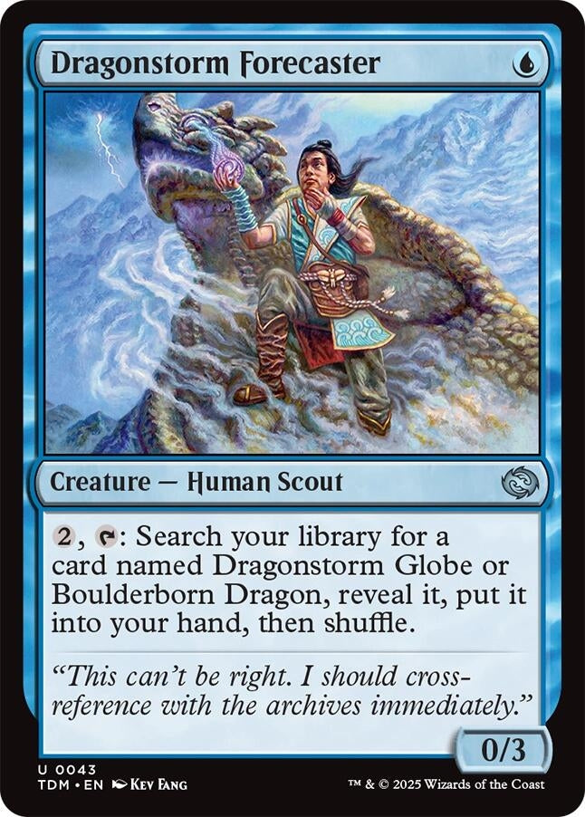 Dragonstorm Forecaster (43) [Tarkir: Dragonstorm]