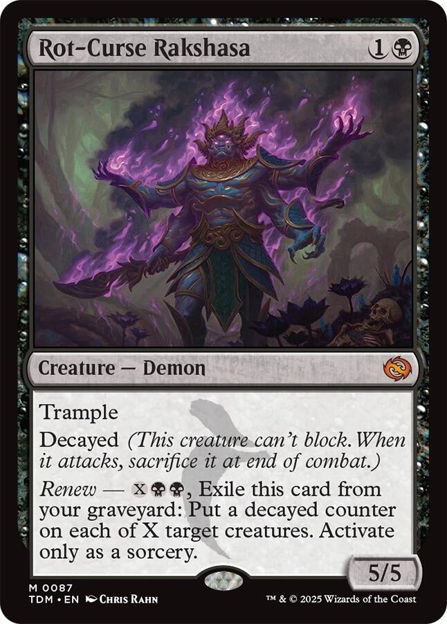 Rot - Curse Rakshasa (87) [Tarkir: Dragonstorm]