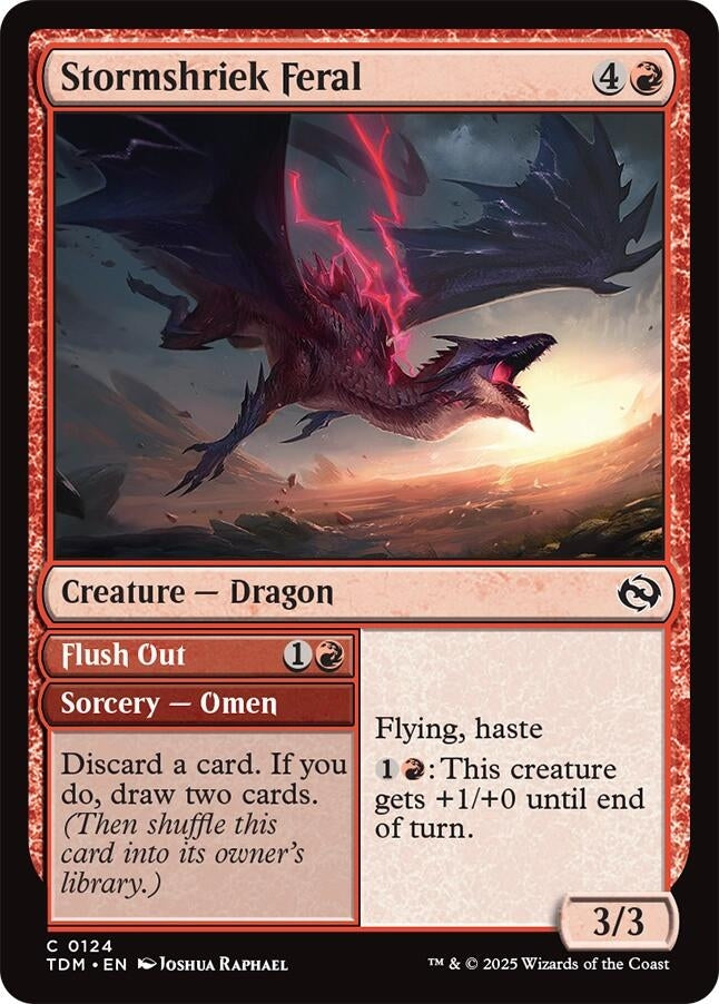 Stormshriek Feral (124) [Tarkir: Dragonstorm]