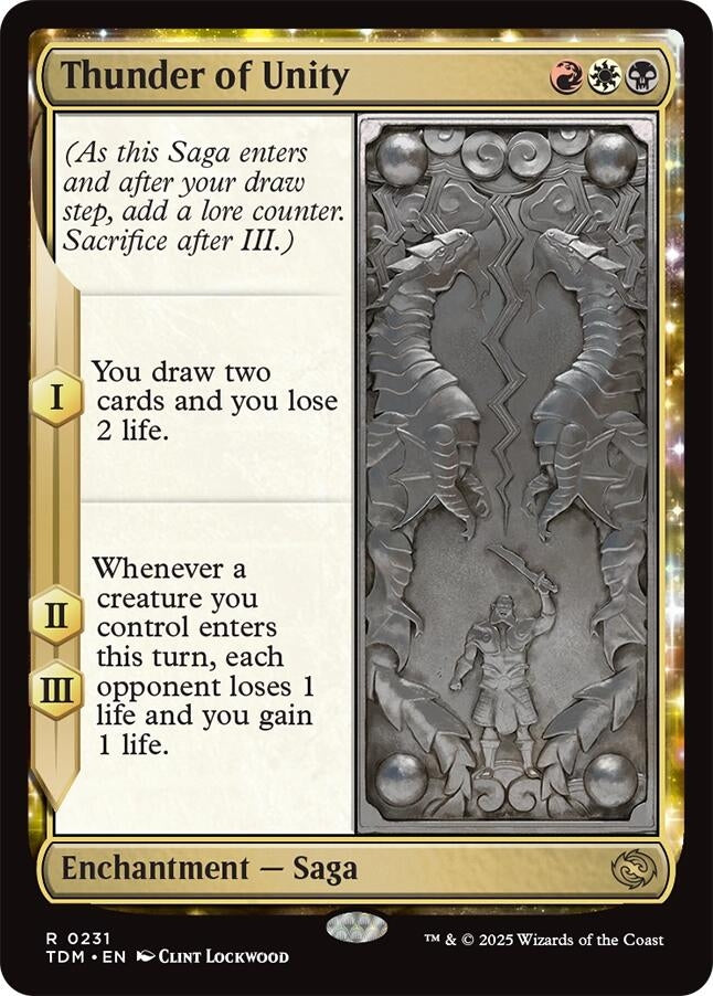 Image for Thunder of Unity (231) [Tarkir: Dragonstorm] - Magic: The Gathering