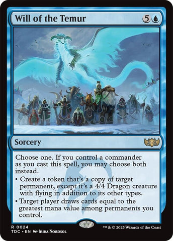 Image for Will of the Temur (24) (TDC) - Magic: The Gathering