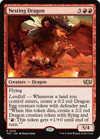 Image for Nesting Dragon (225) (TDC) - Magic: The Gathering