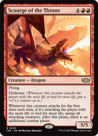 Image for Scourge of the Throne (230) (TDC) - Magic: The Gathering