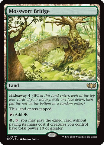 Image for Mosswort Bridge (379) (TDC) - Magic: The Gathering