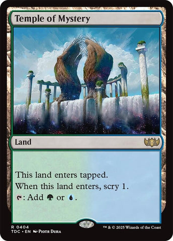 Image for Temple of Mystery (404) (TDC) - Magic: The Gathering