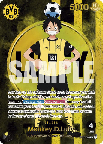 Monkey.D.Luffy (BVB x One Piece Campaign) (ST13-003) (One Piece Promotion Cards)